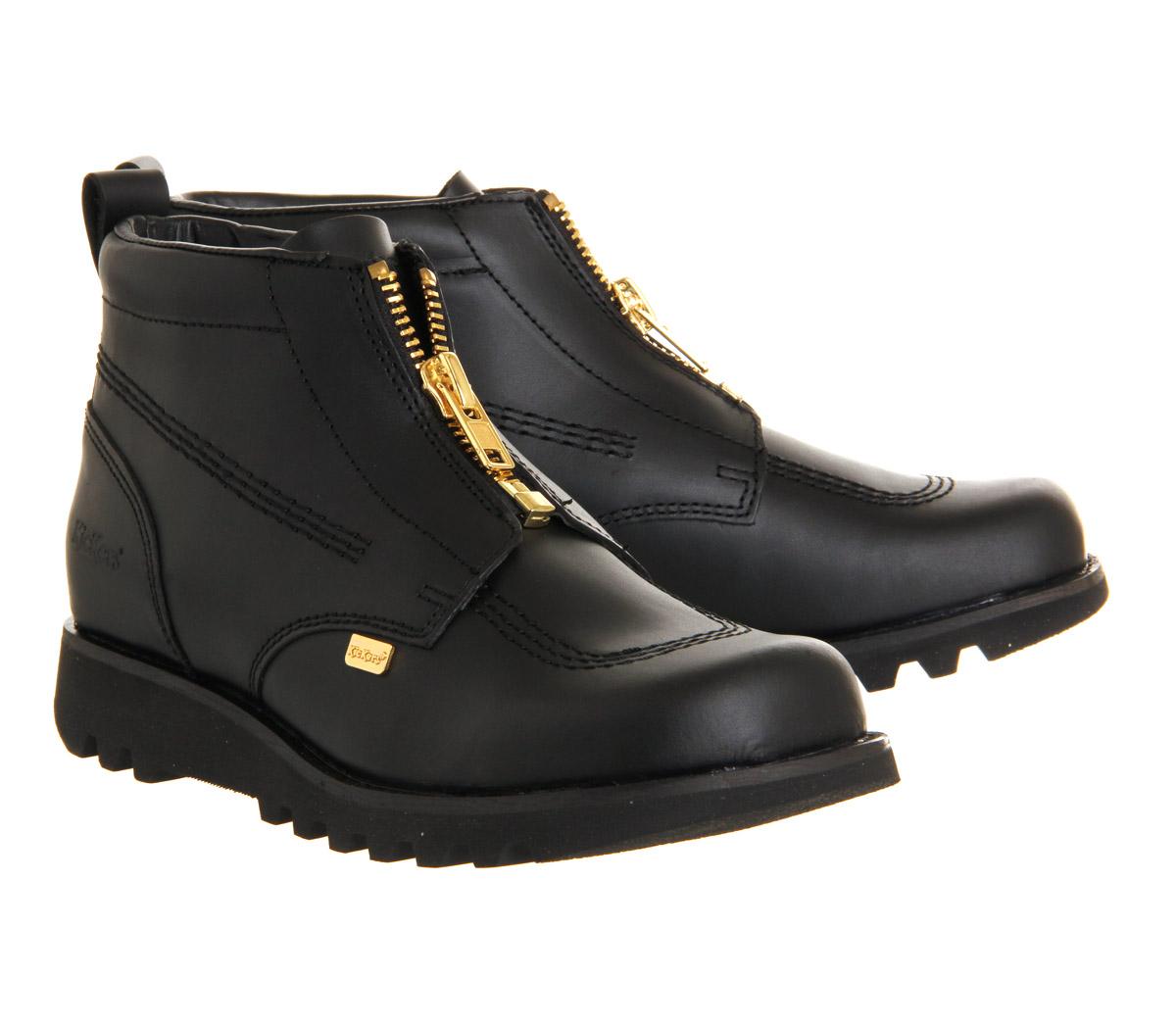 kickers kick hi zip in black lyst kickers kick hi zip in black lyst