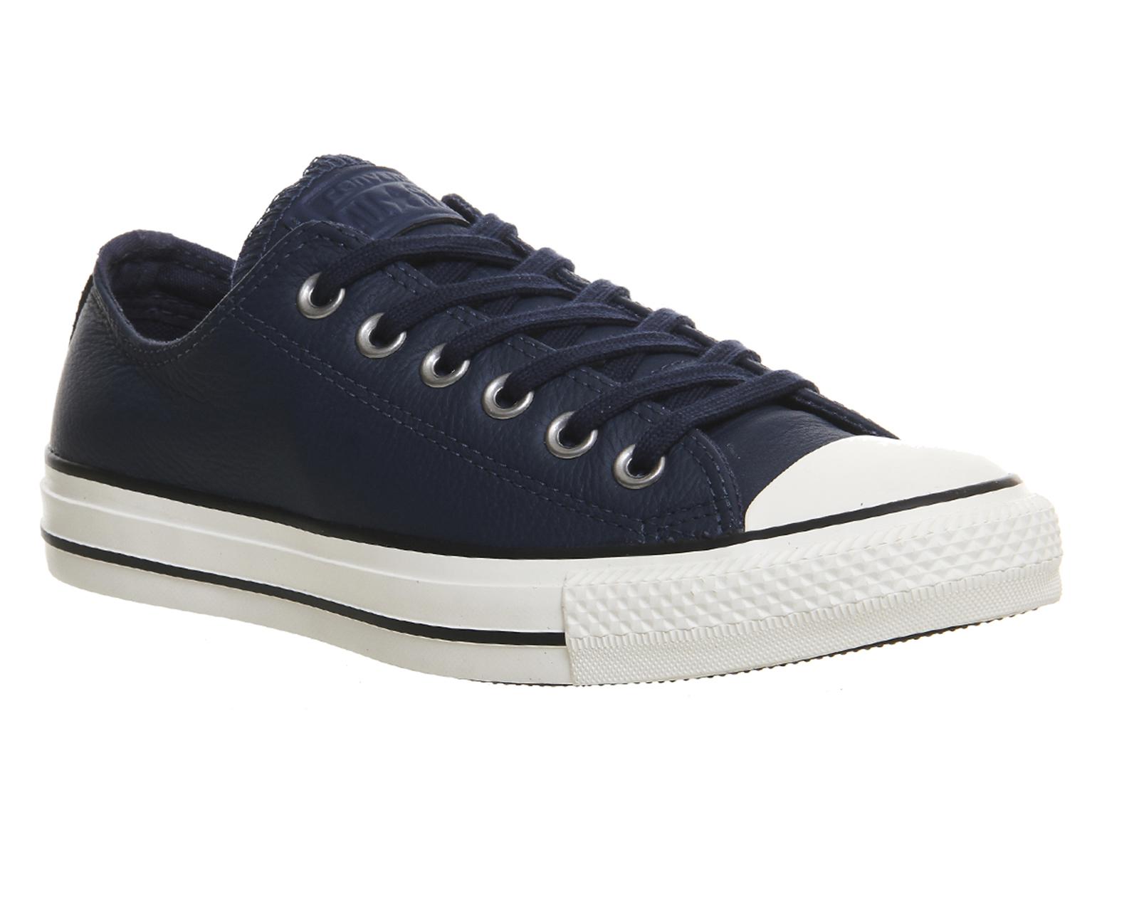 dark blue converse low tops