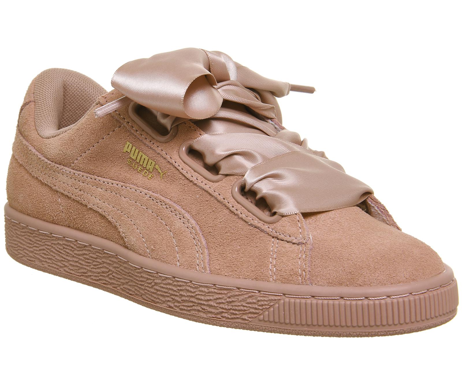 puma brown suede trainers