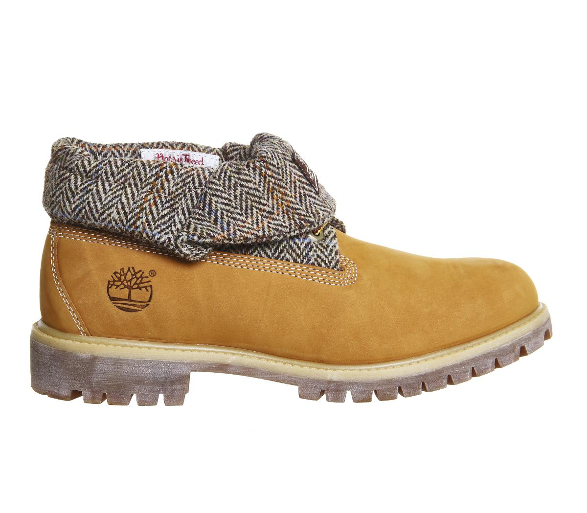 timberland roll top marron