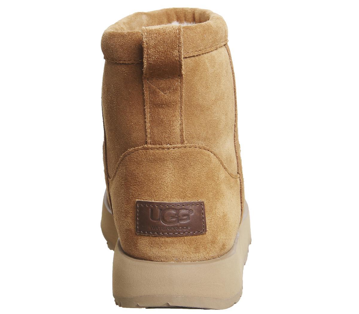 UGG Suede Classic Mini Waterproof Boots 