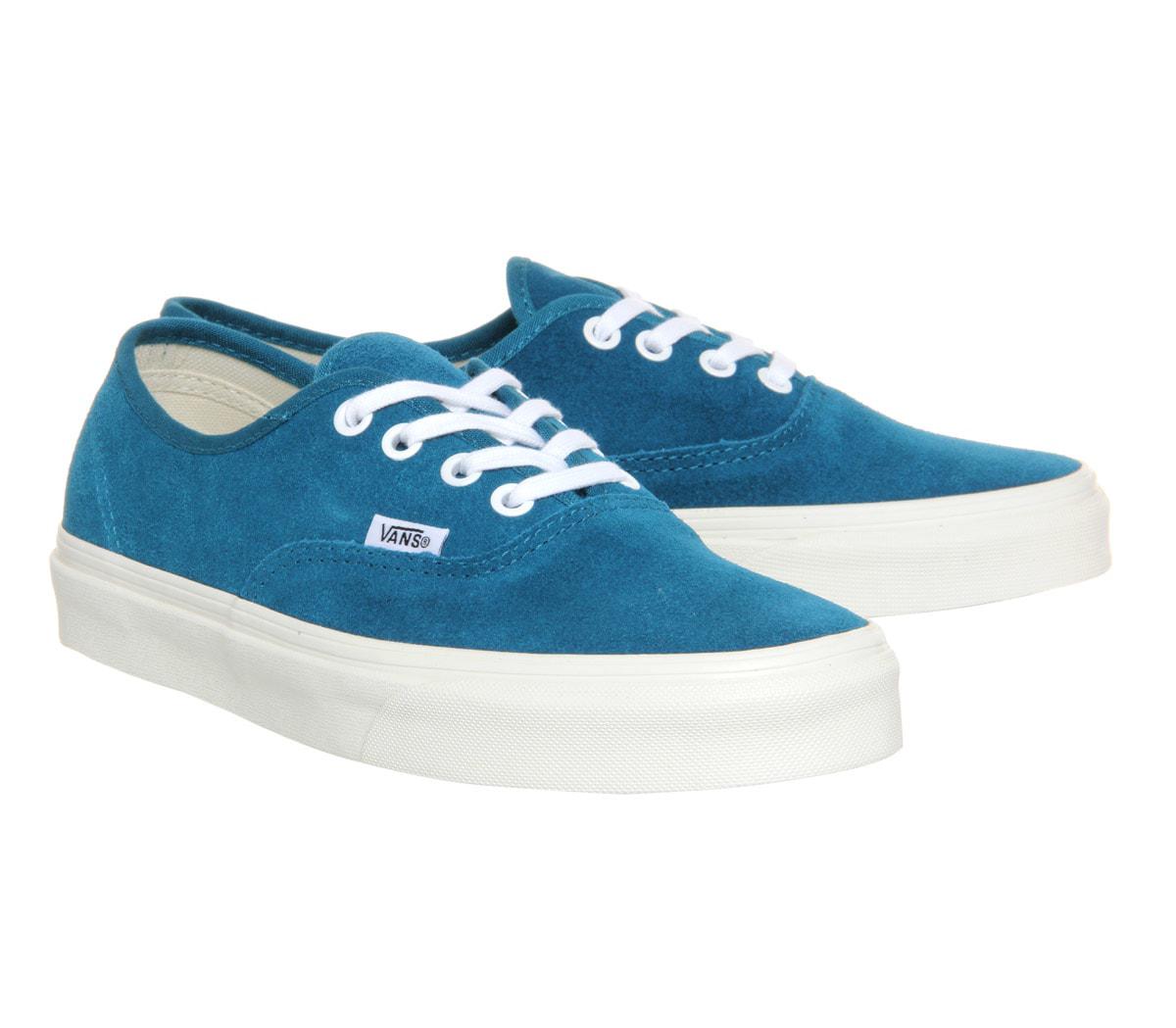 vans authentic blue suede