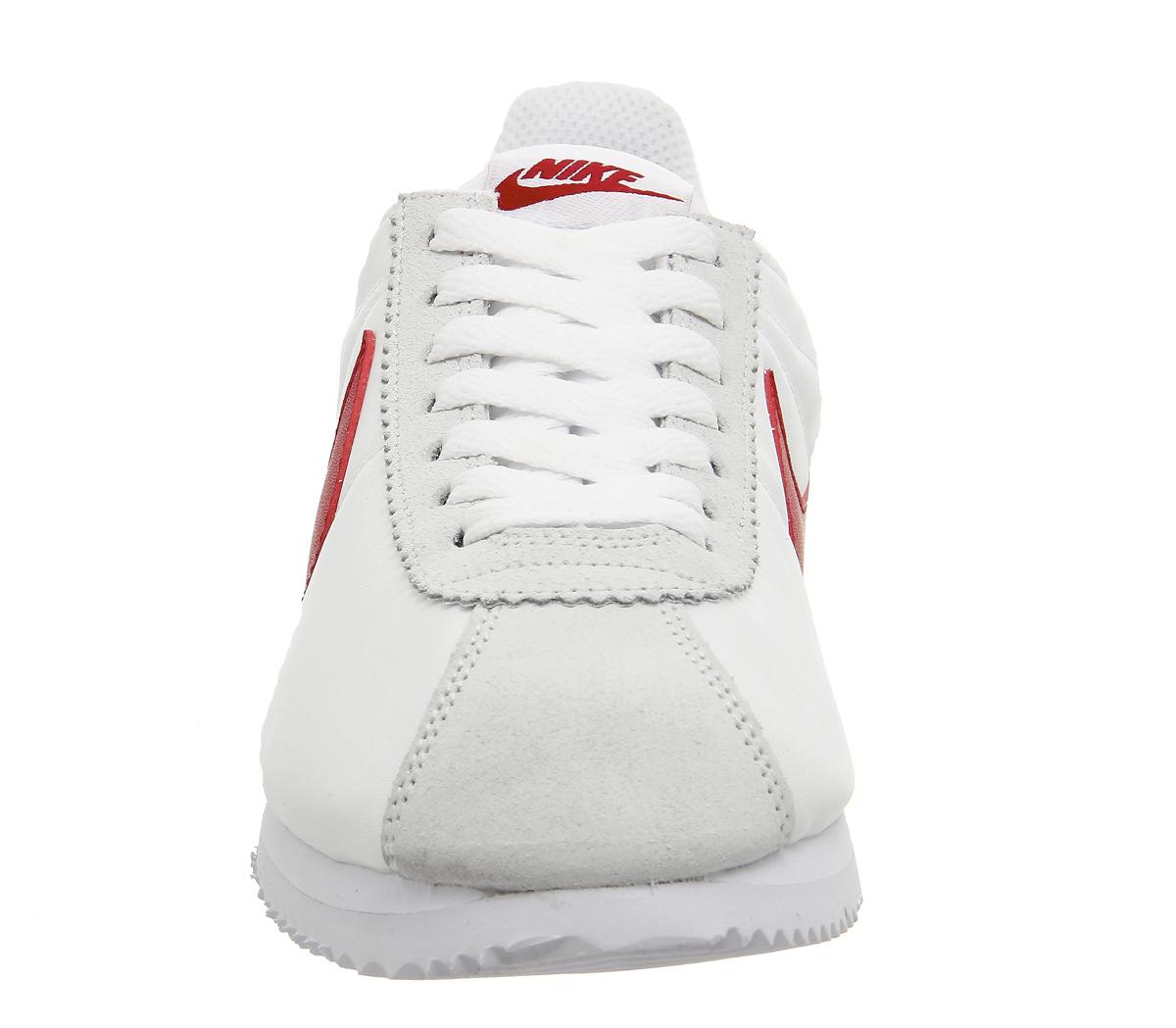 cortez nylon white