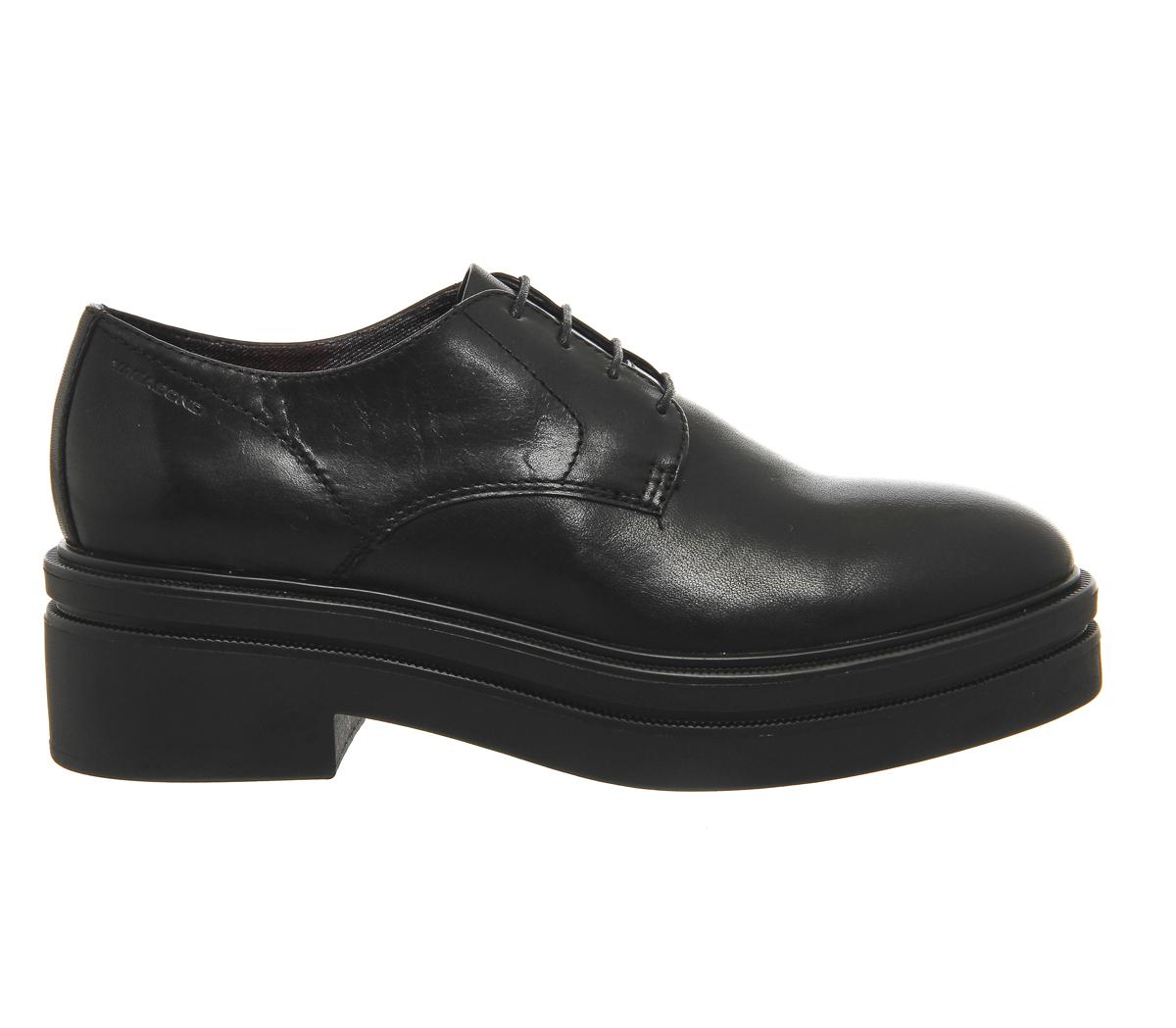 Vagabond Iza Lace Up Shoes in Black - Lyst