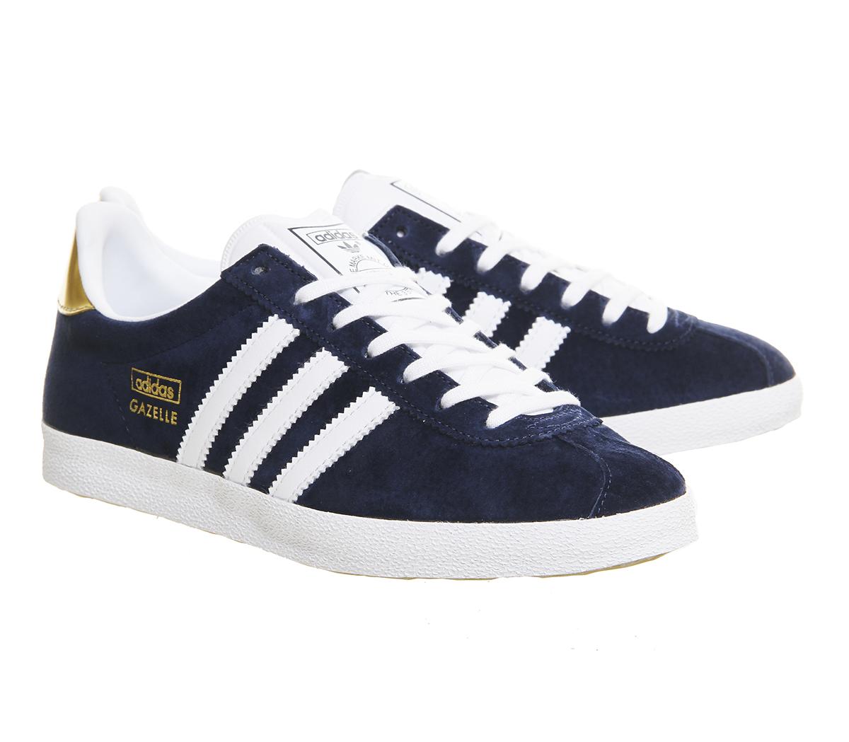 adidas originals gazelle og indigo trainers