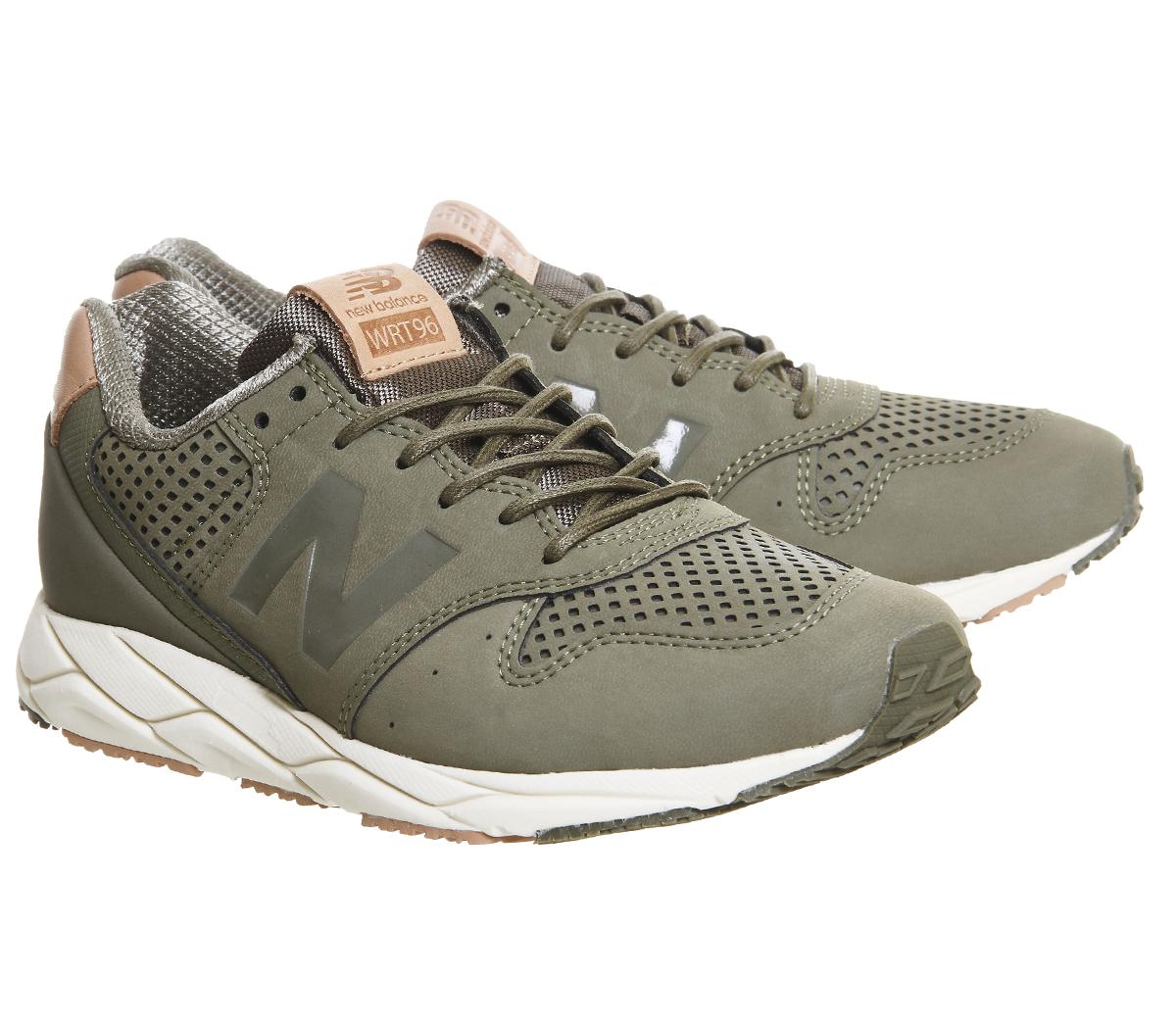New Balance Suede Wrt96 in Khaki (Natural) | Lyst