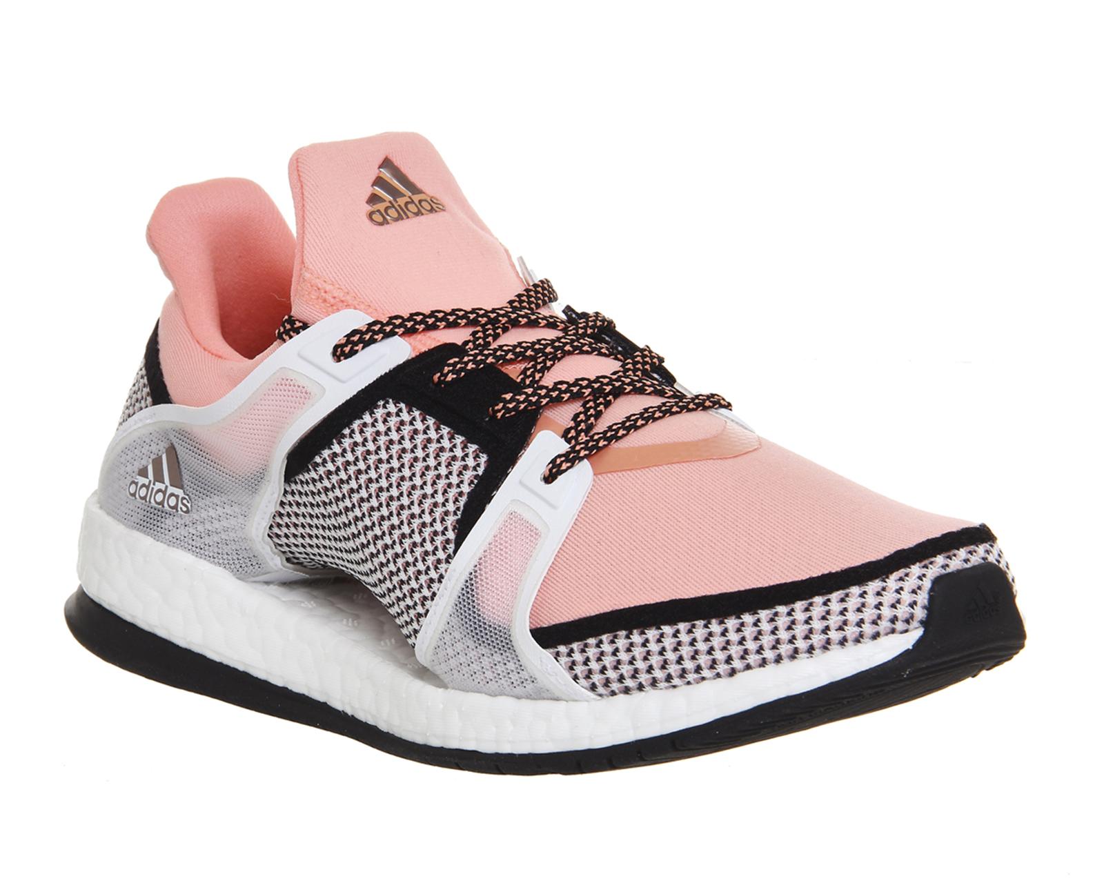 adidas pure boost pink and black