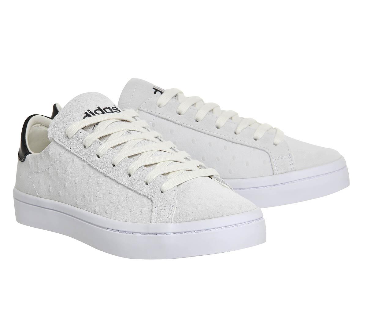 adidas Originals Court Vantage W Perforated Leather Sneakers in ...