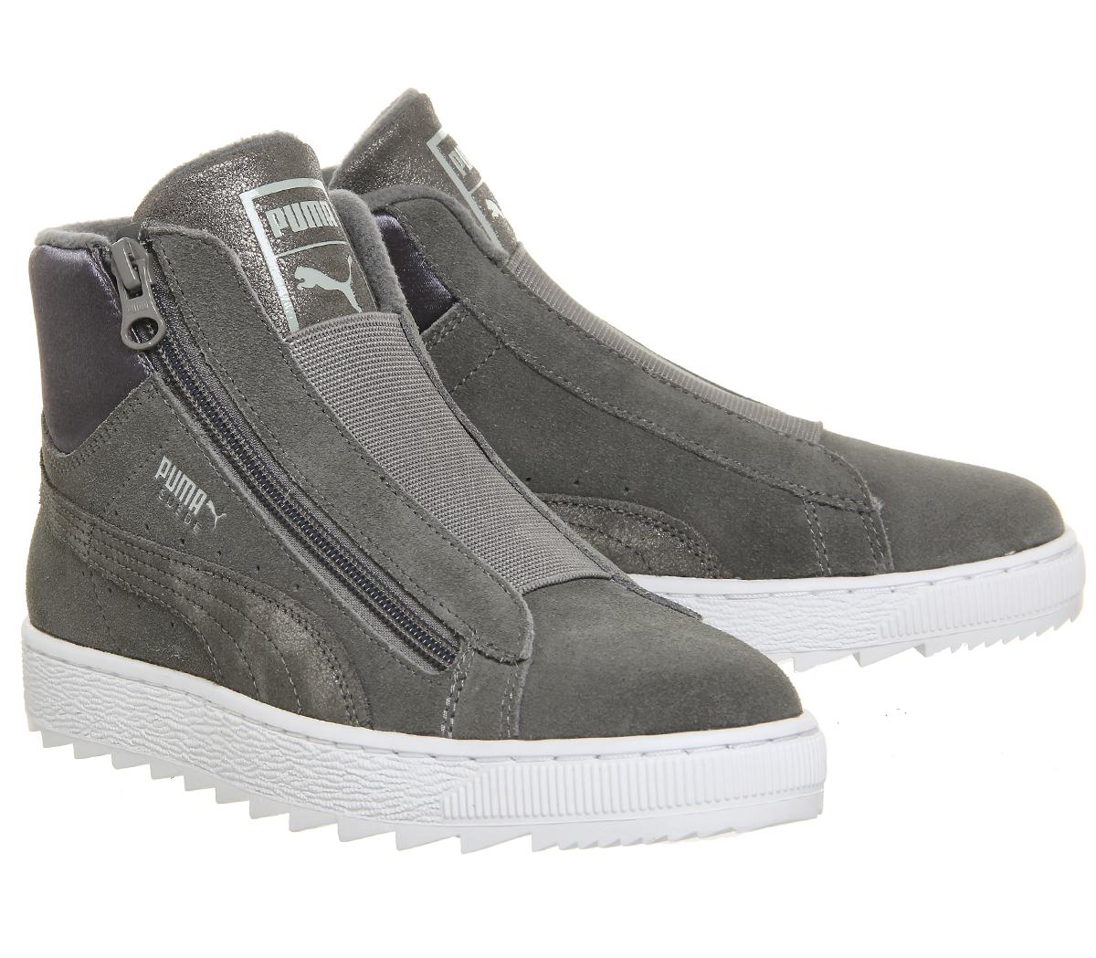 puma gray pants