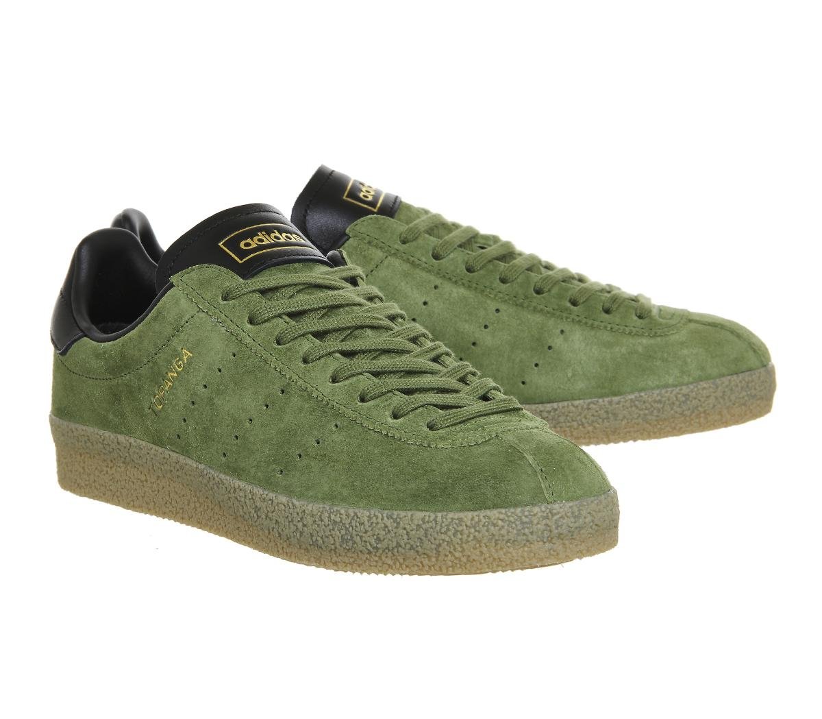 adidas Originals Suede Topanga Clean in Green | Lyst