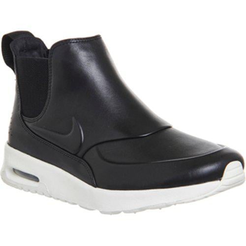 Nike Leather Air Max Thea Mid in Black | Lyst