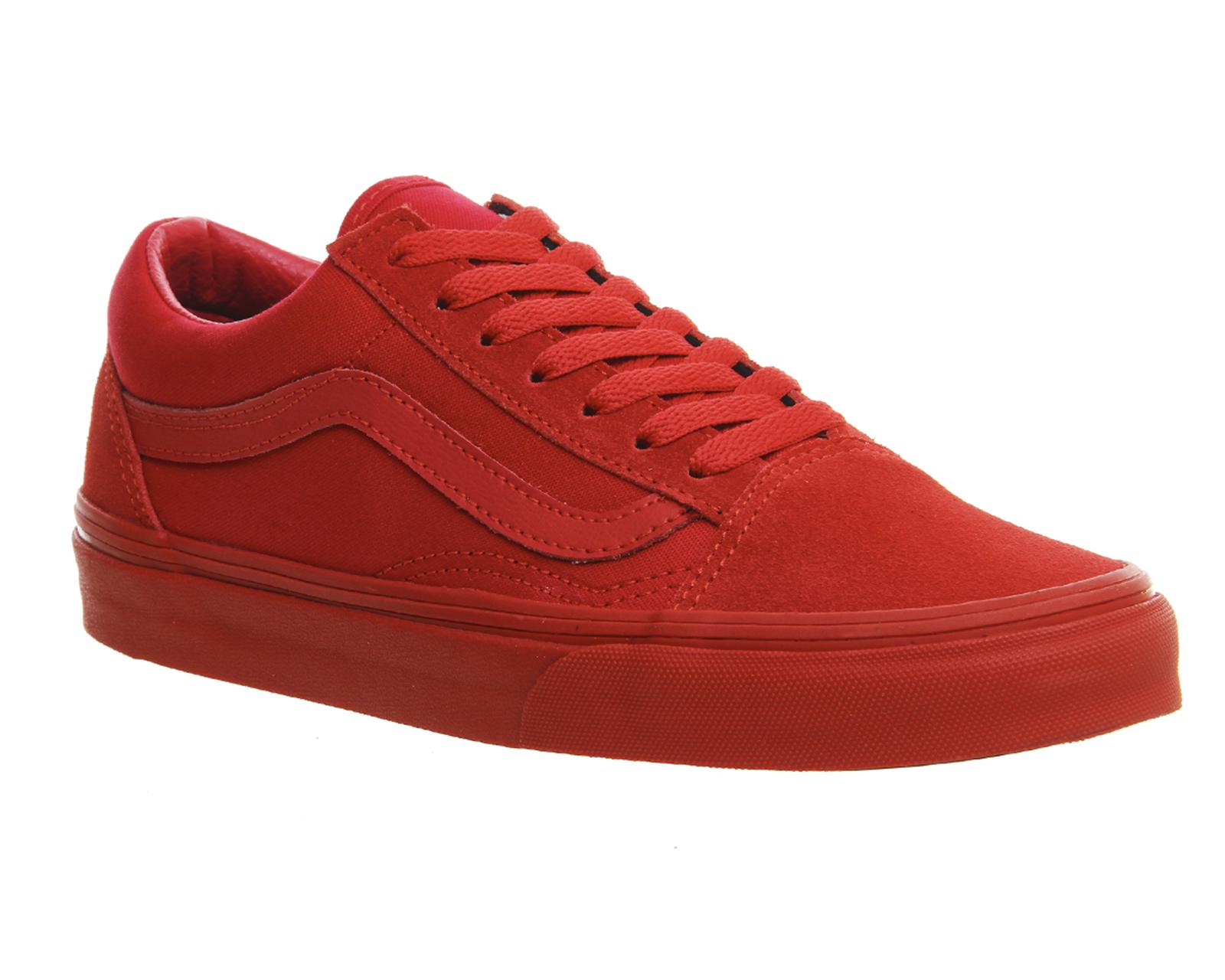 red vans old school