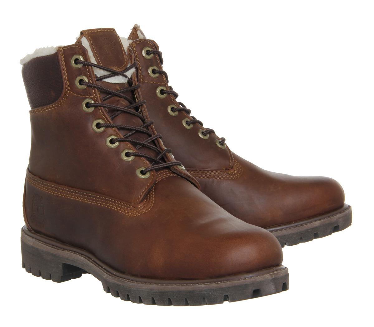 Timberland Lace-up boots Heritage 6 Inch Premium Brown | The Little Green  Bag