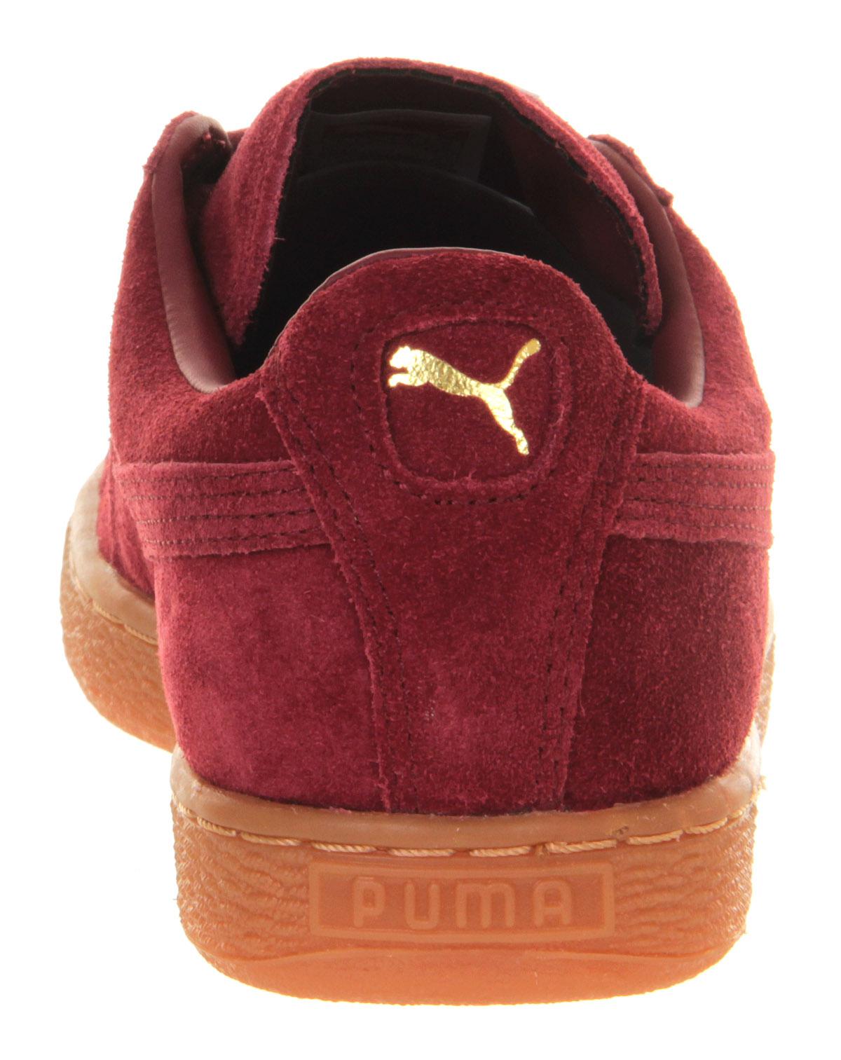 PUMA Suede Classic in Burgundy (Red 