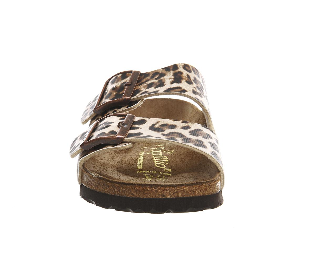 birkenstock arizona leopard print