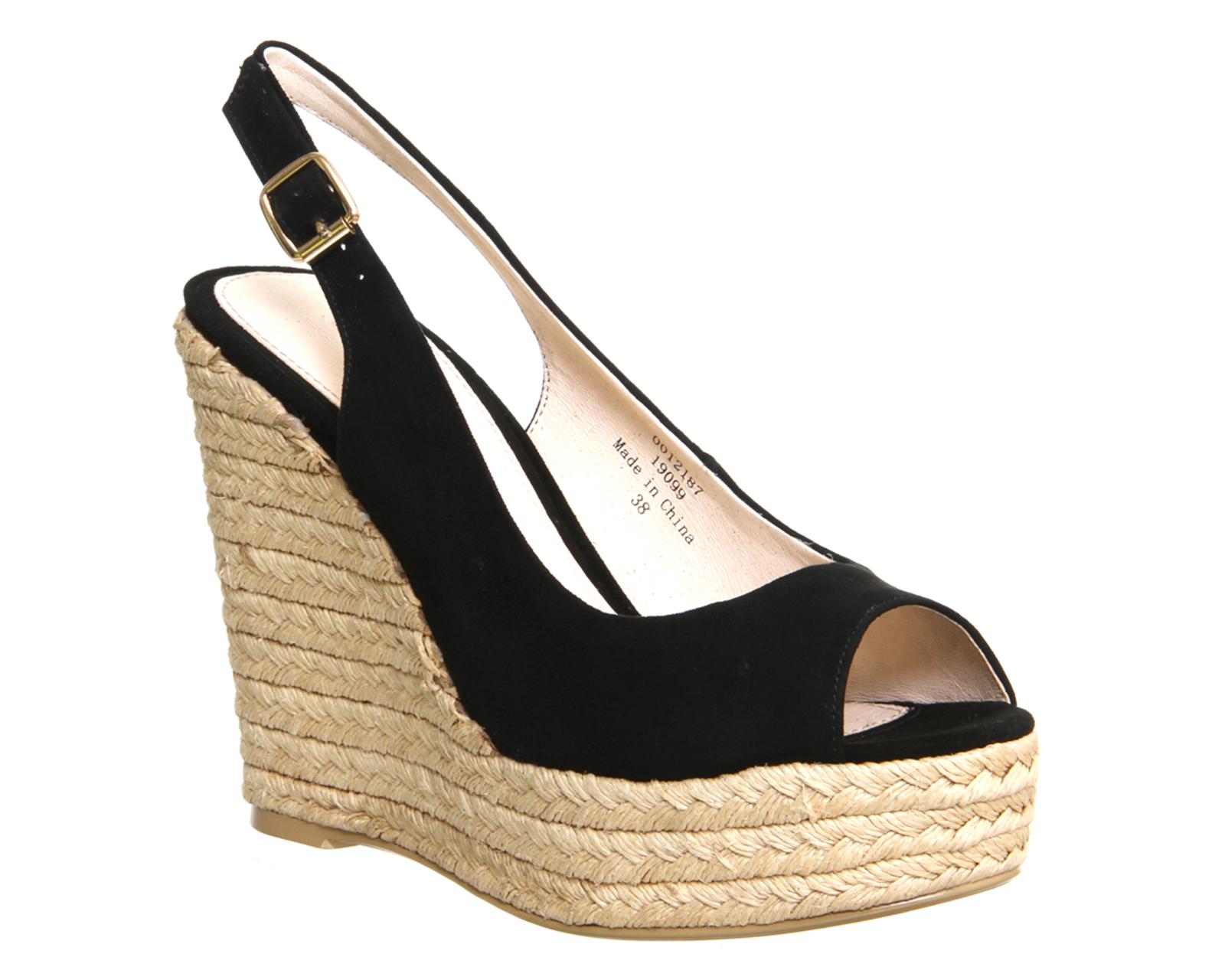 slingback espadrille wedges
