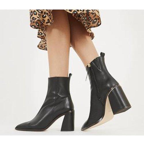 black smart ankle boots