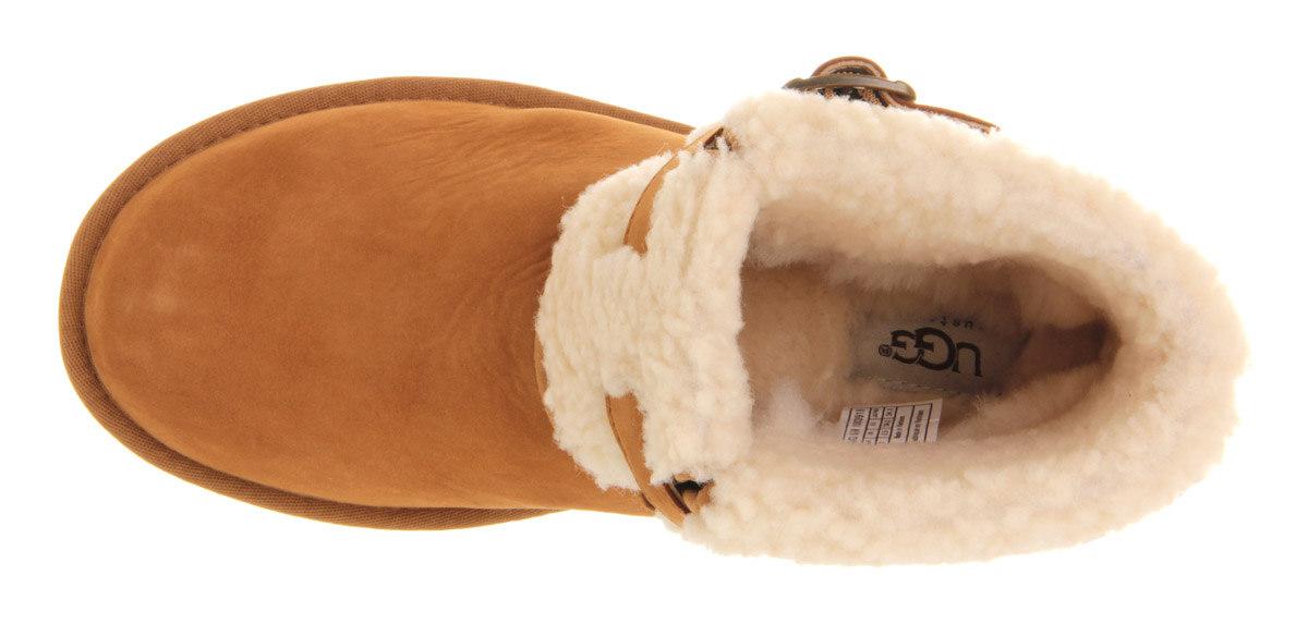 ugg jocelin shearling buckle boot