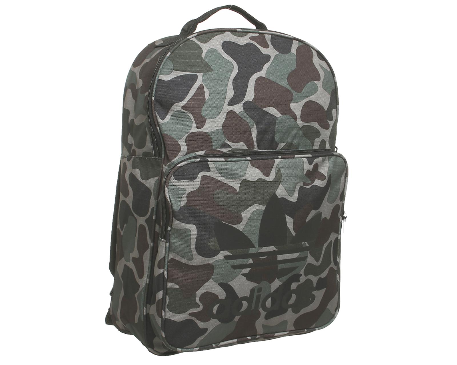 adidas trefoil backpack camo