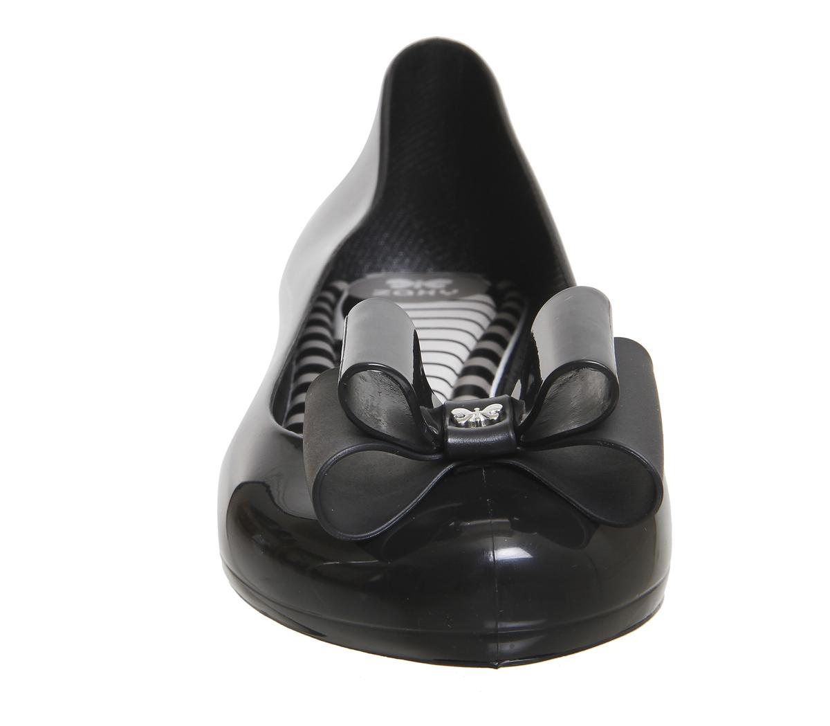 zaxy pop bow 3 pumps black