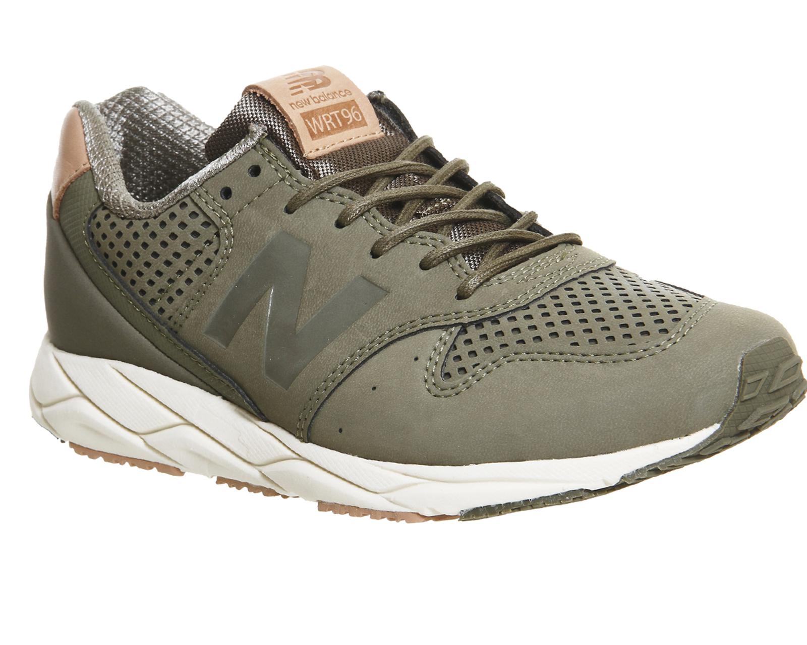 New Balance Suede Wrt96 in Khaki 