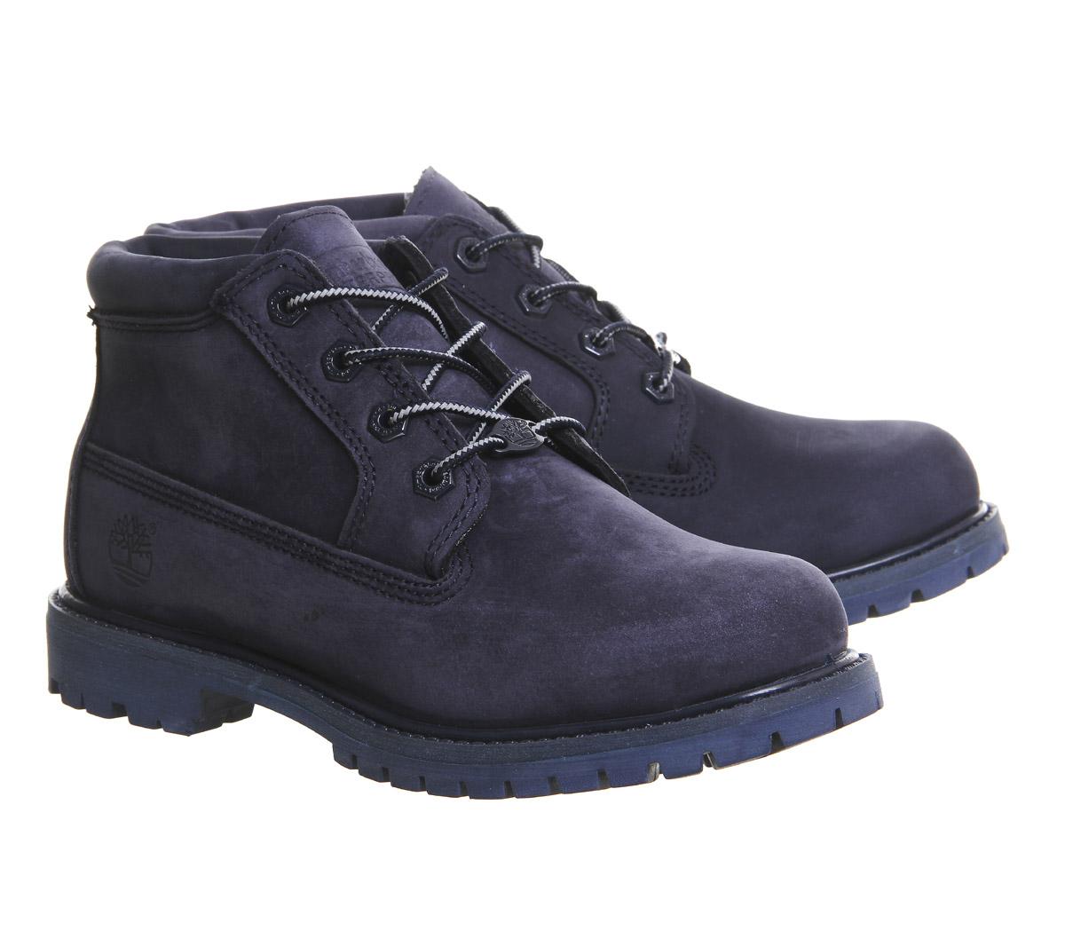 timberland boots navy blue womens