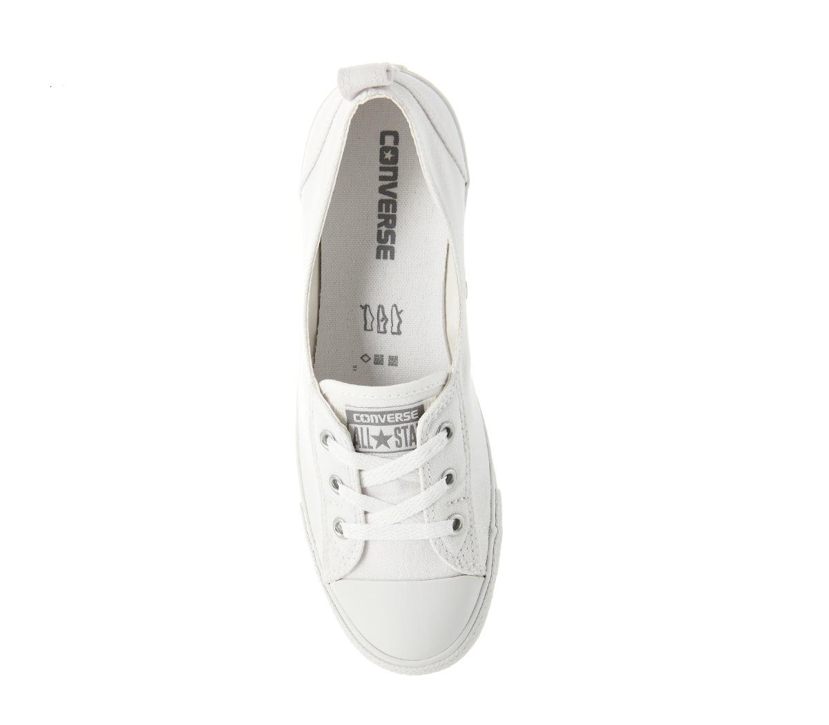 converse ctas ballet lace white