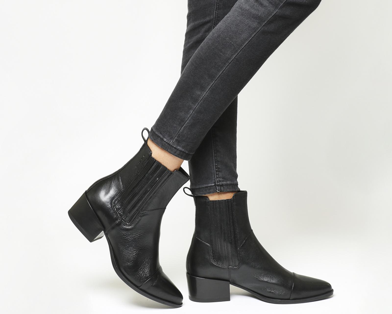 Vagabond Leather Marja Chelsea Boots in Black - Lyst