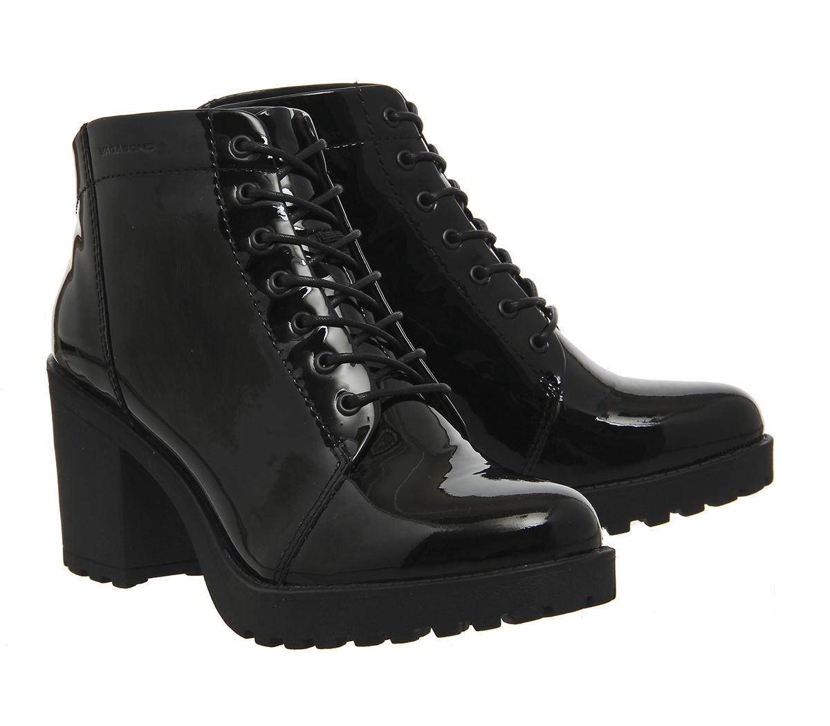Details about   Vagabond Grace Leather Lace Up Boot In Black Size US 5-10
