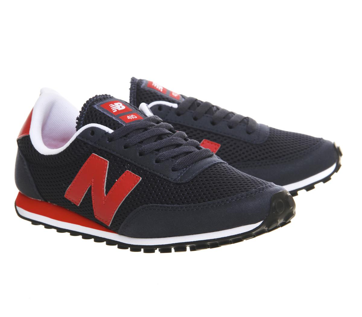 new balance 410 navy trainers