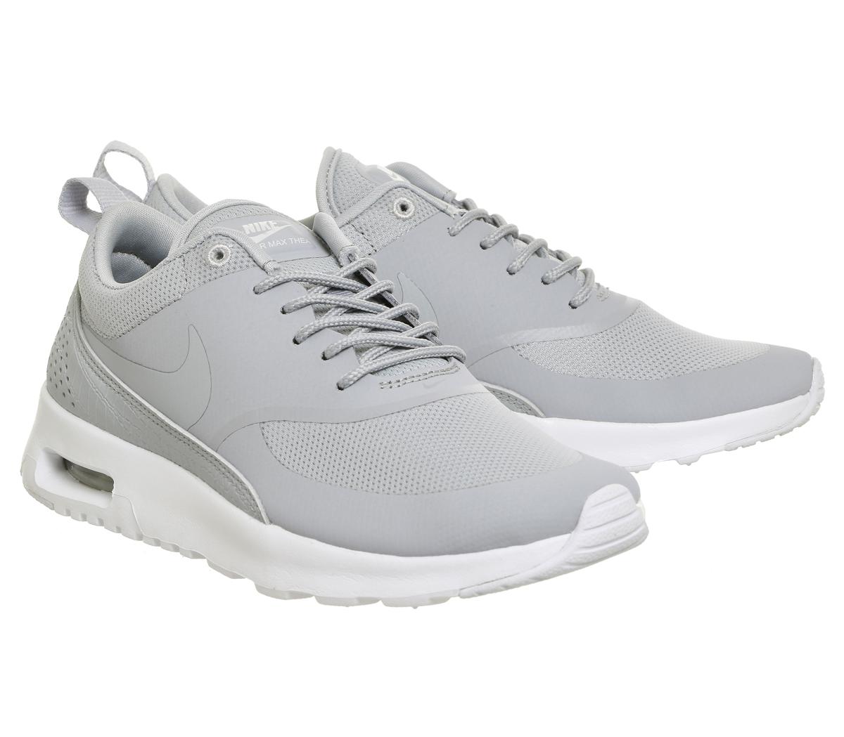 Nike Synthetic Air Max Thea Trainers in Grey (Gray) - Lyst