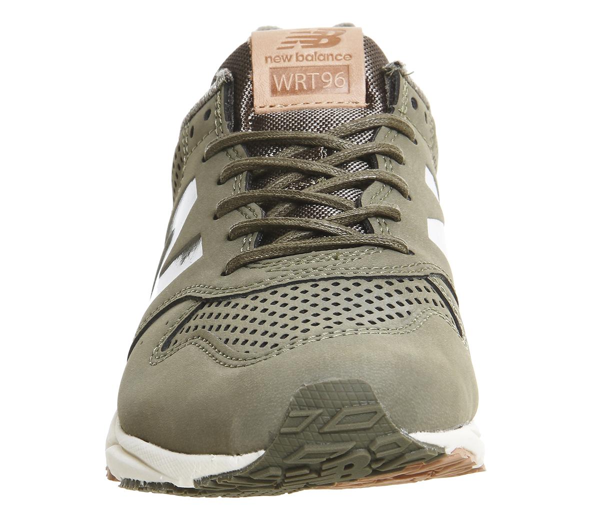 New Balance Suede Wrt96 in Khaki 