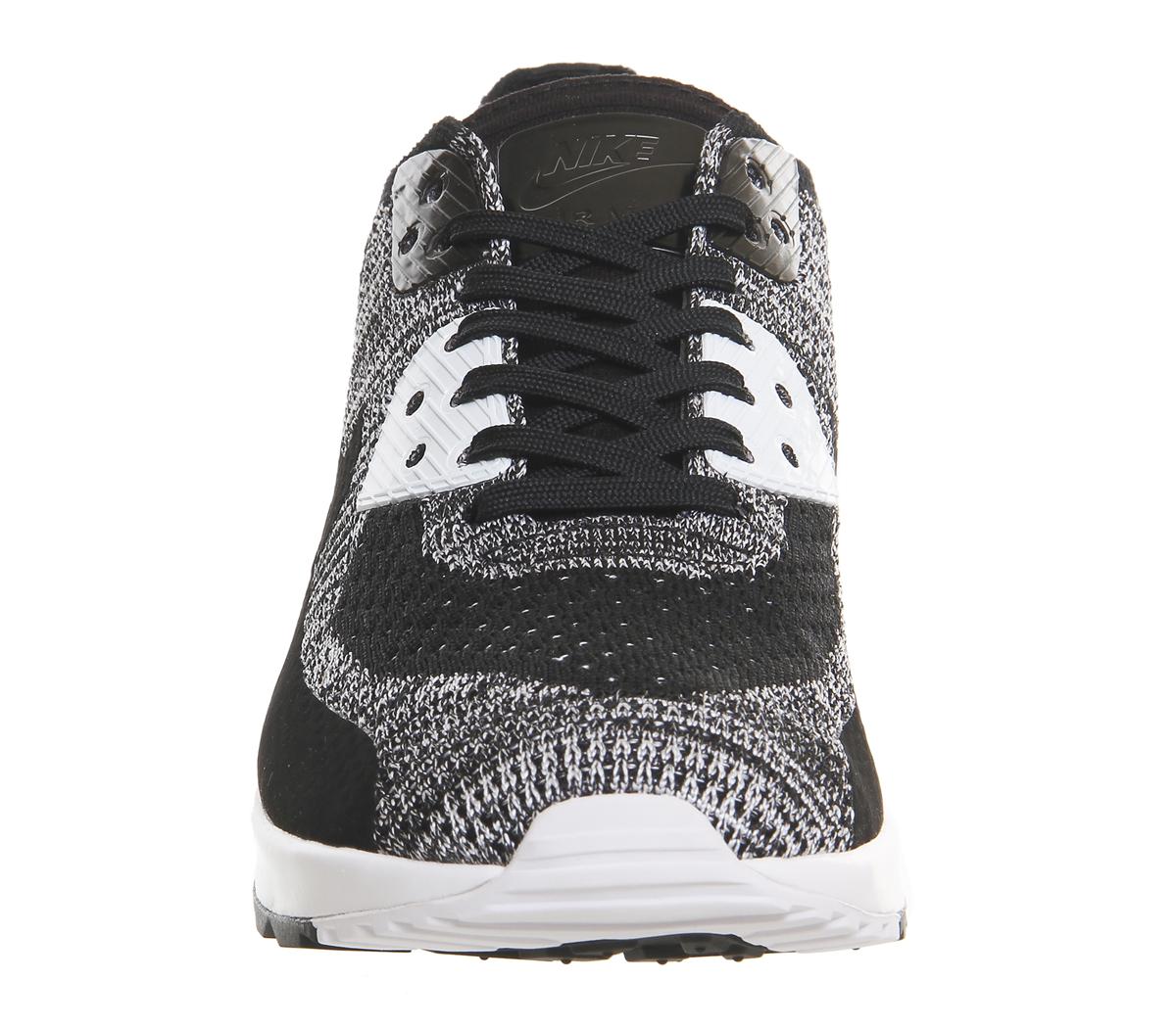 air max 90 flyknit black