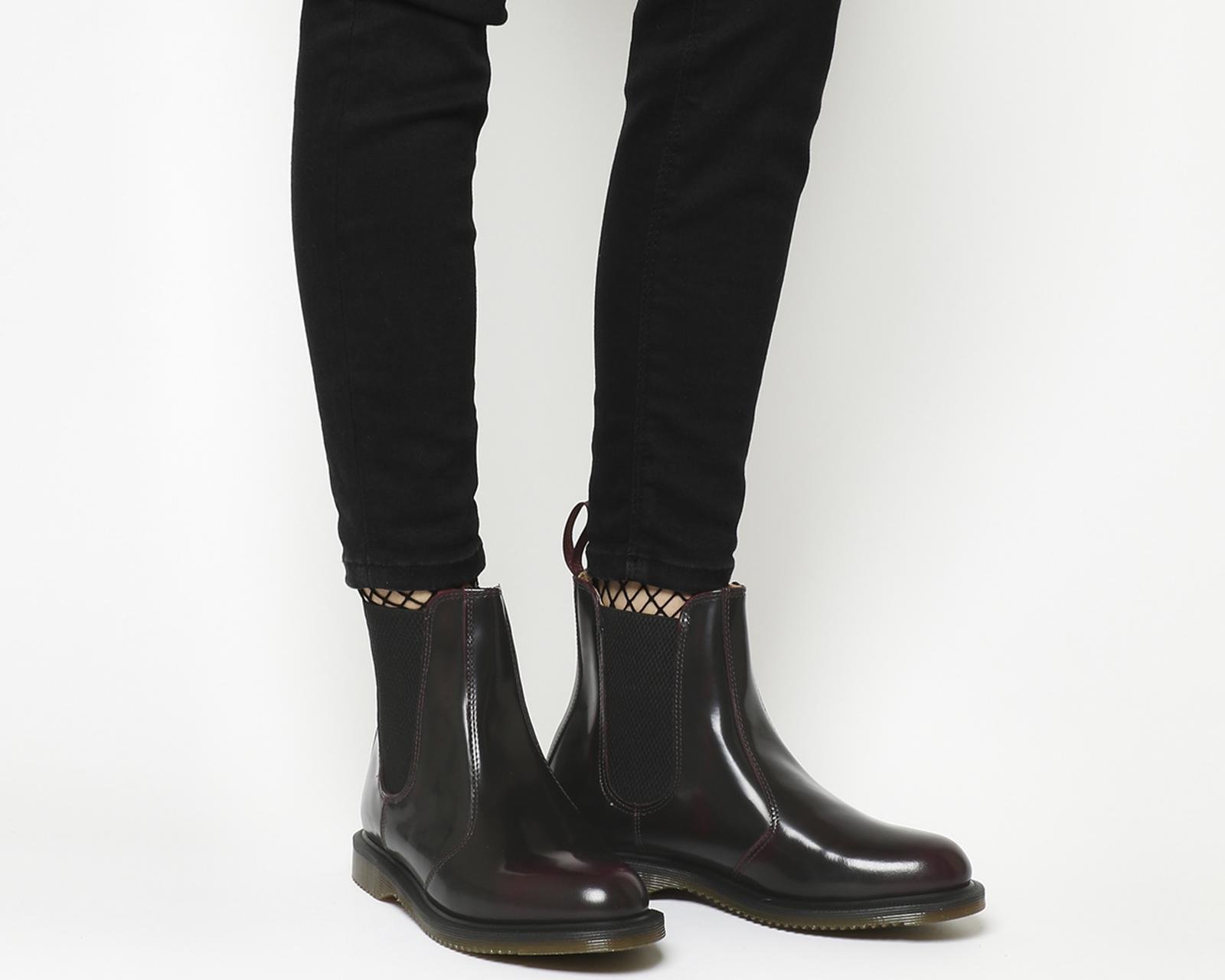 Dr martens kensington flora burgundy Clearance