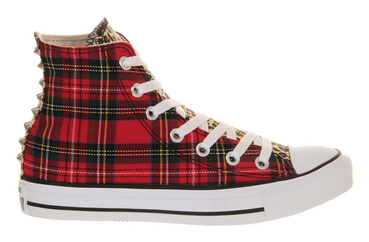 office tartan converse