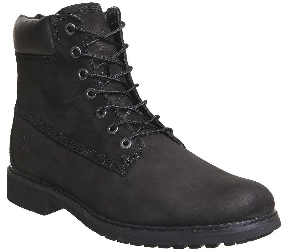 Timberland Leather Mens Slim 6 Inch Boots in Black for Men - Lyst