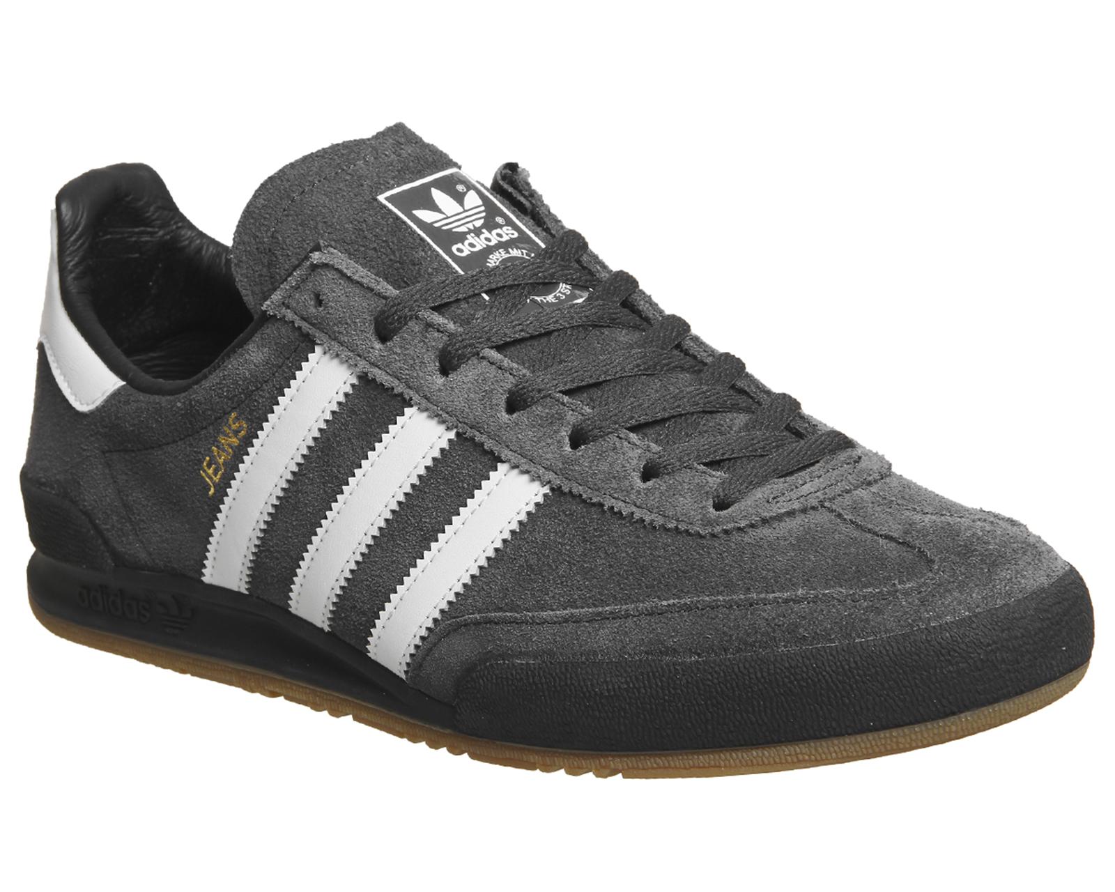 adidas dark grey jeans trainers