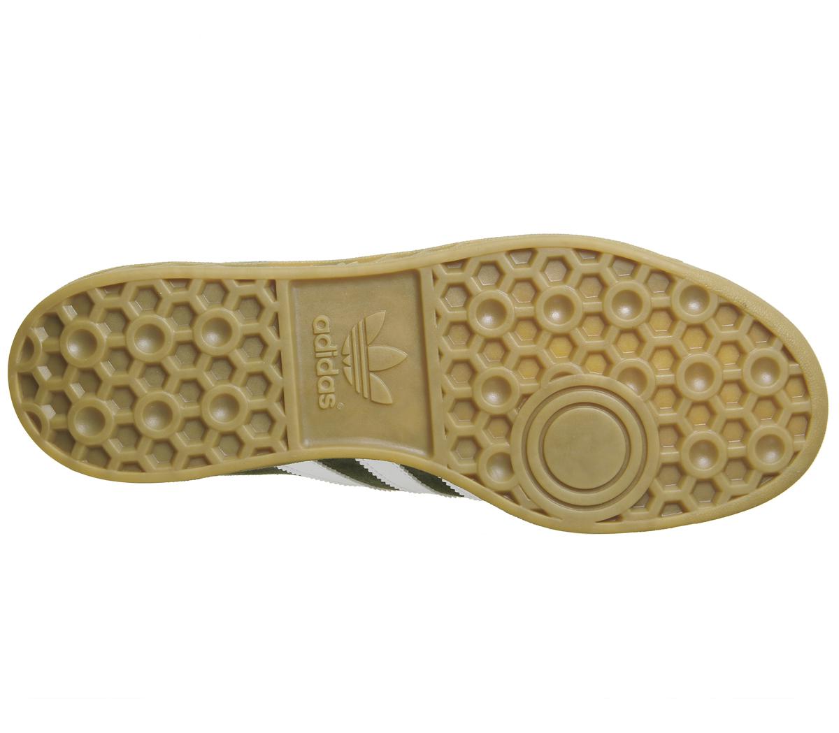 womens adidas khaki hamburg trainers