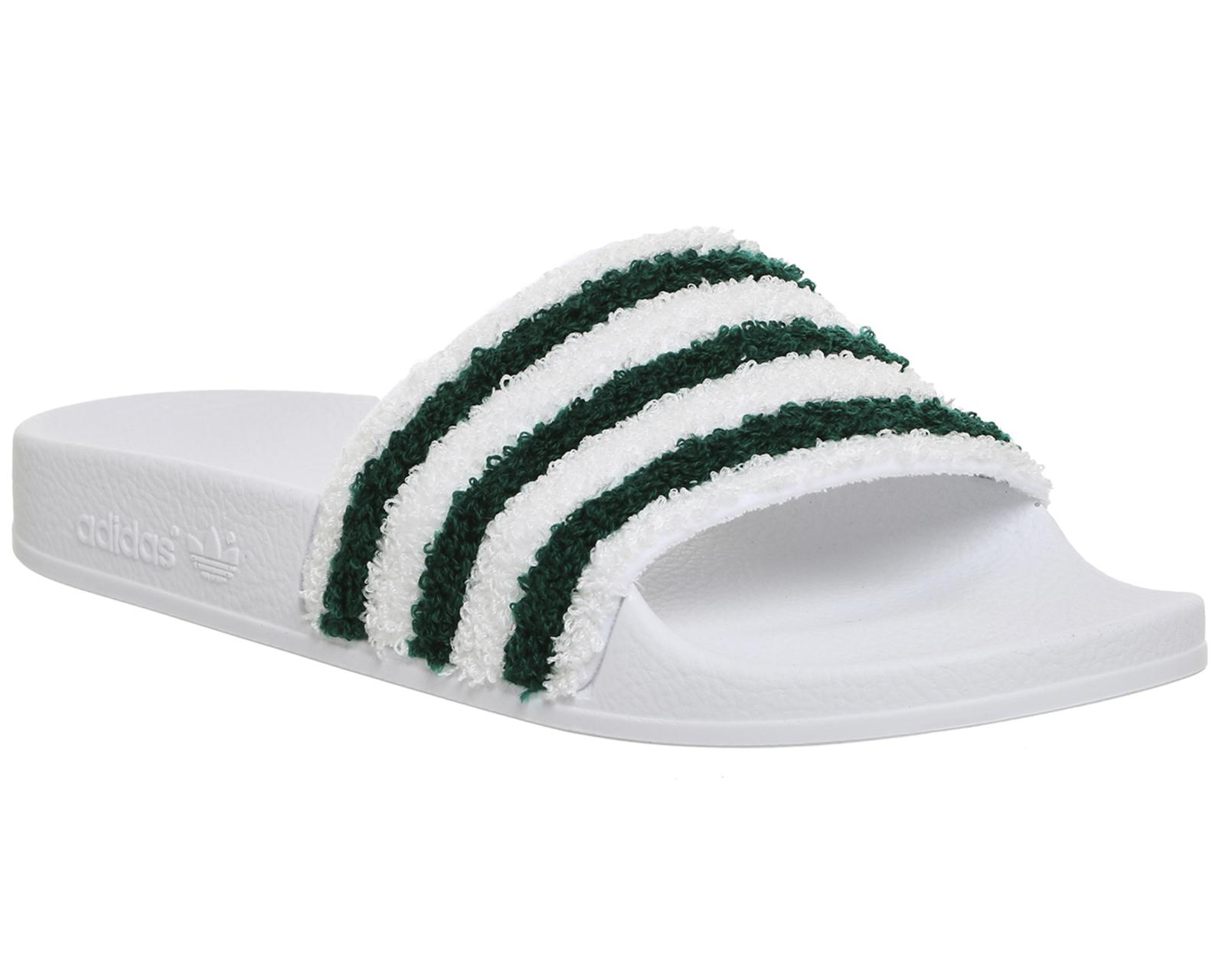 terry cloth adidas slides