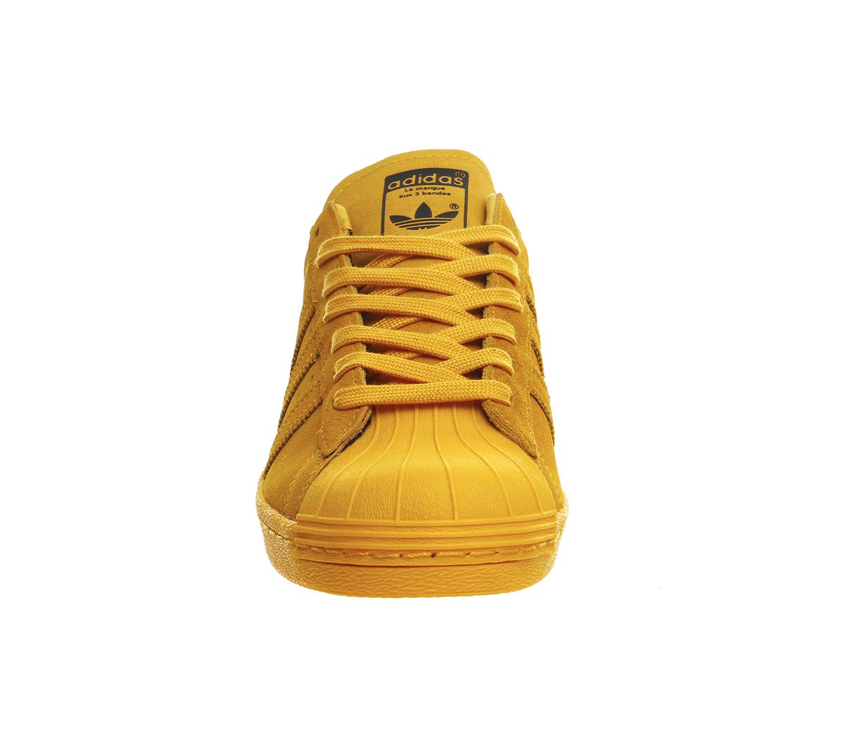 adidas superstar 80s yellow