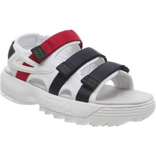 fila white sandals