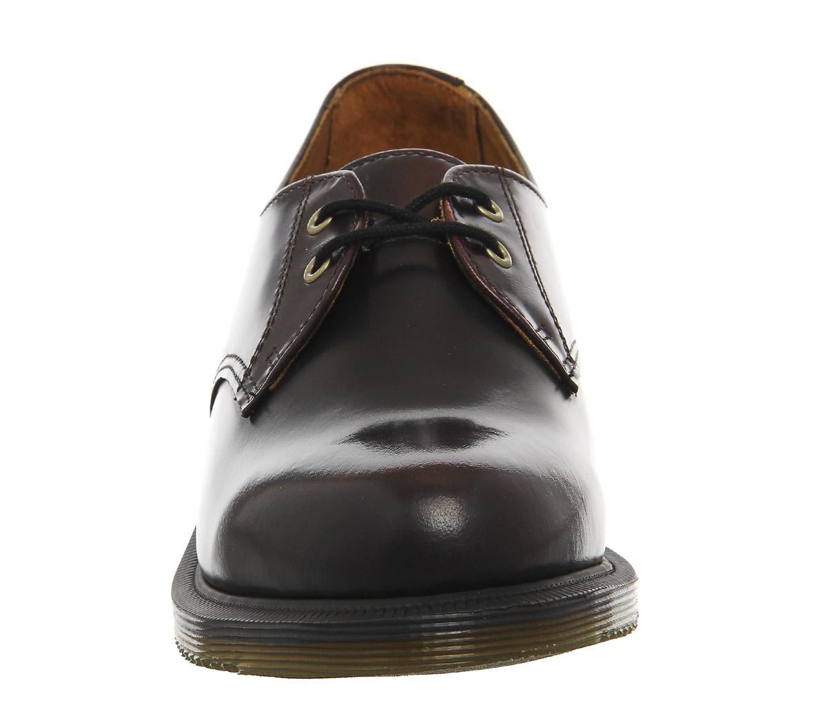 Dr. Martens Leather Kensington Brook 2 Eye Shoes in Cherry (Red) | Lyst