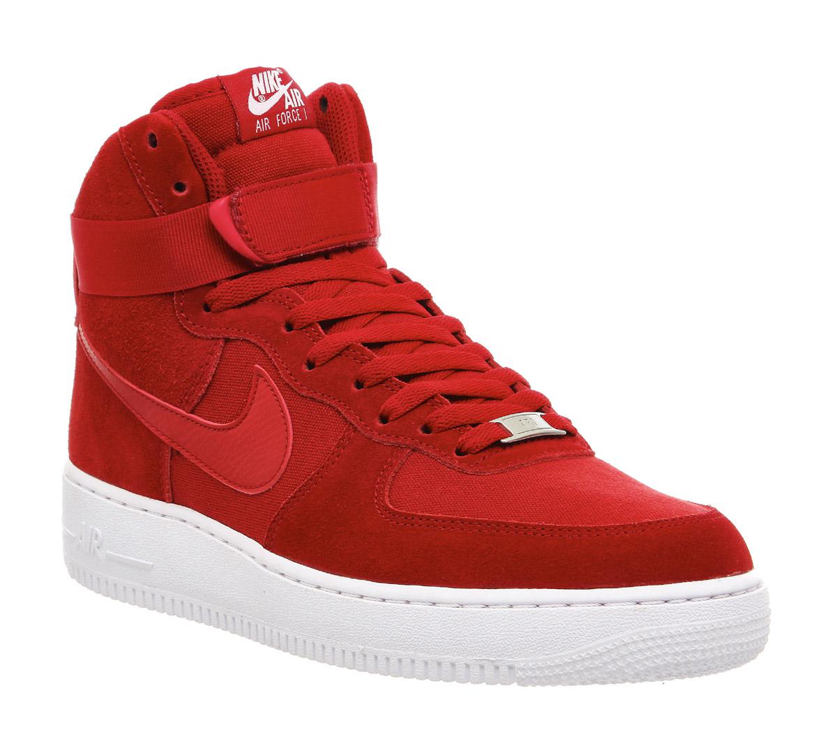 red suede air force 1