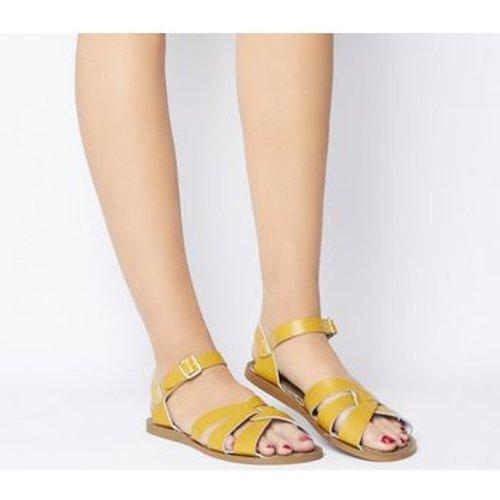 salt water sandals yellow