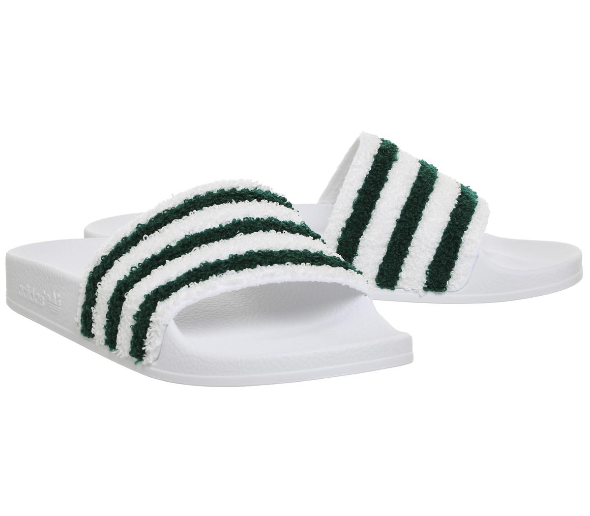 terry cloth adidas slides