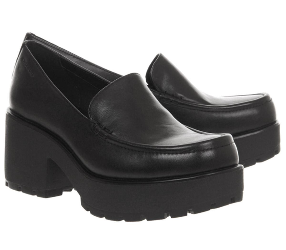 Vagabond Leather Dioon Loafers in Black - Lyst