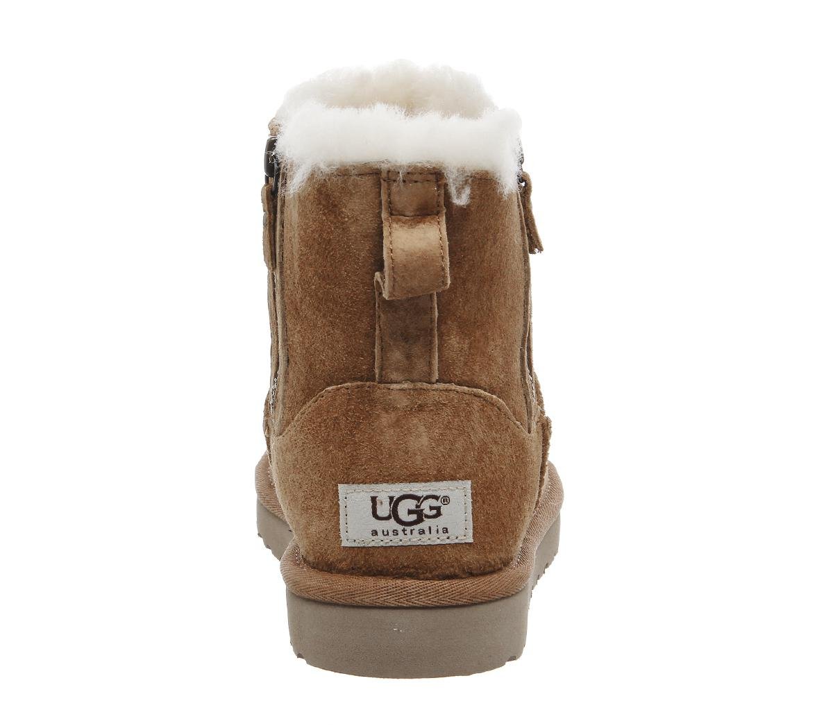 ugg mini double zip chestnut