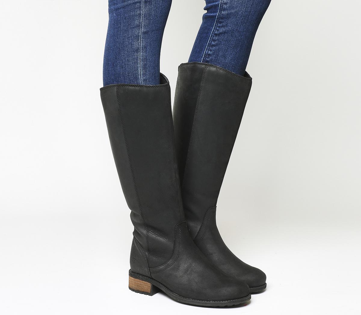 UGG Leather Seldon Boots in Black - Lyst