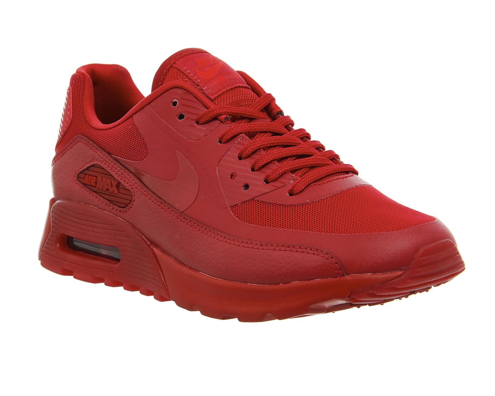 silver and red air max