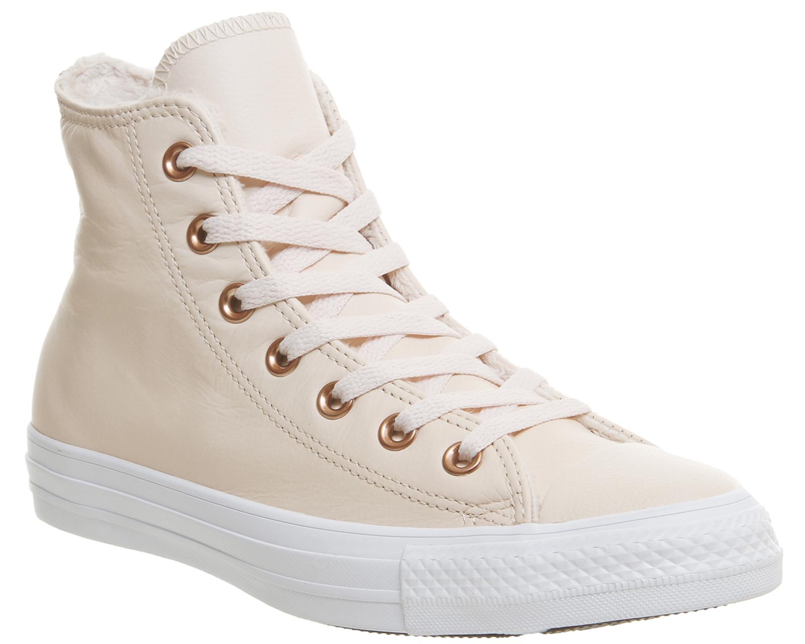 pastel pink leather converse